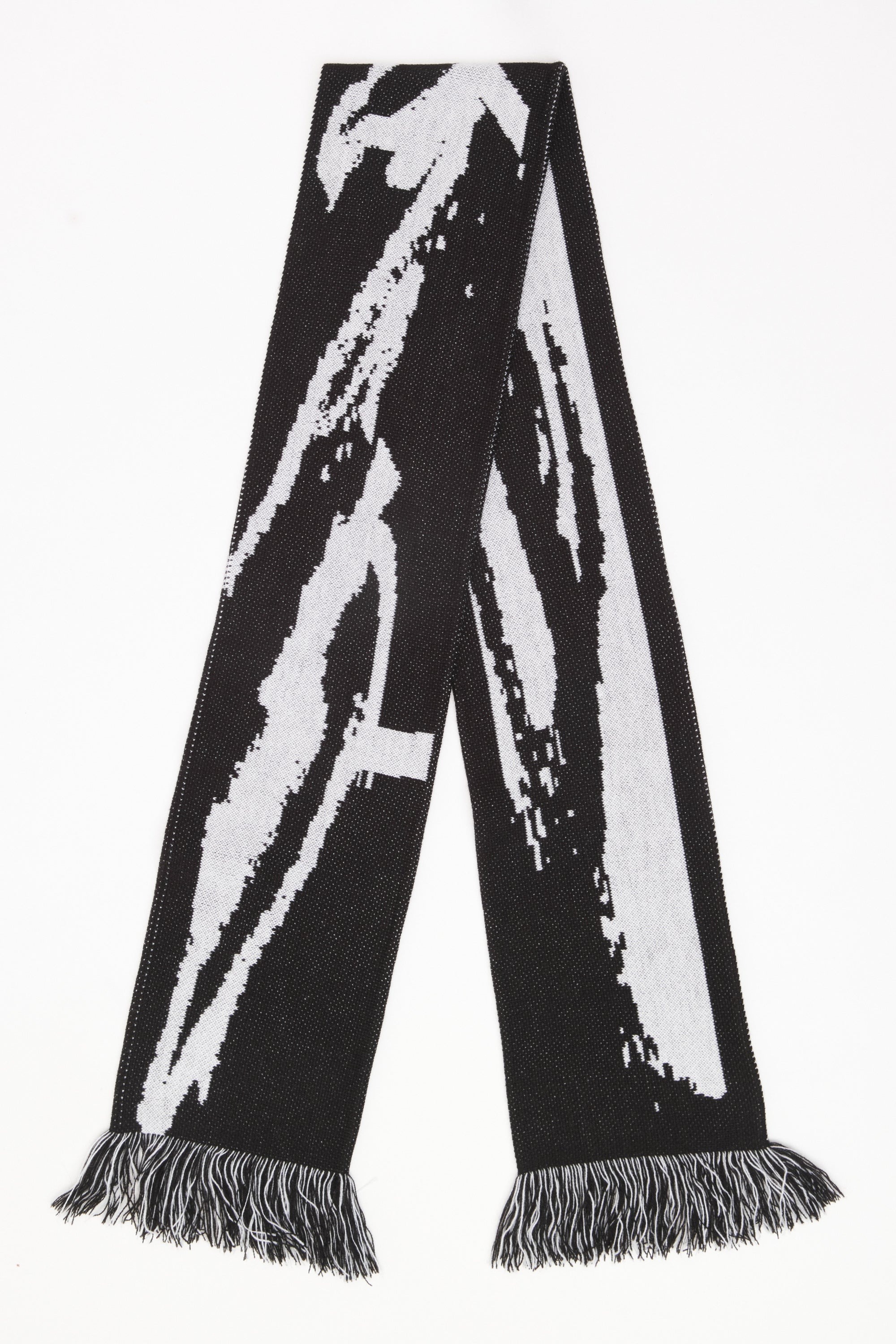 P.A.M.｜TEAM URCHIN SCARF "BLACK/WHITE"