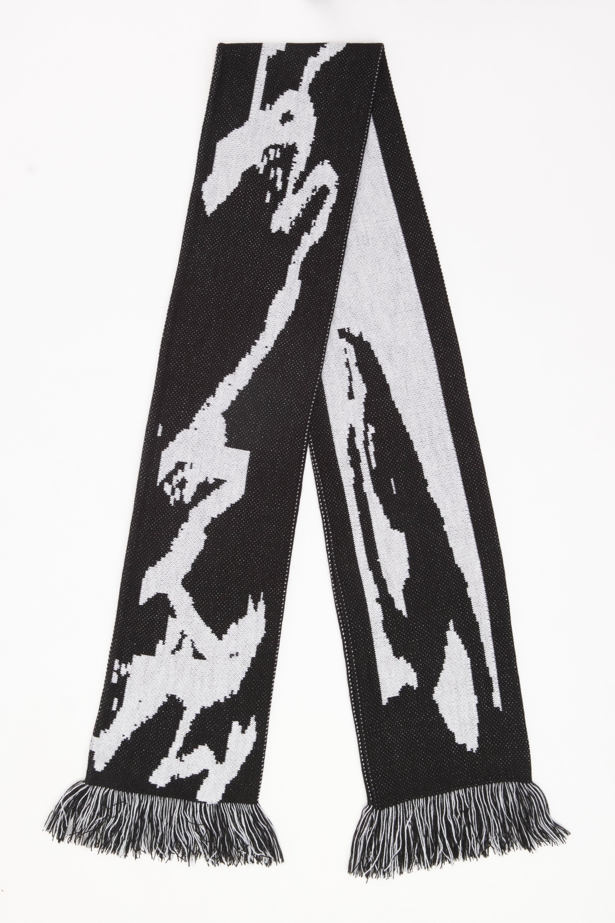 P.A.M.｜TEAM URCHIN SCARF "BLACK/WHITE"