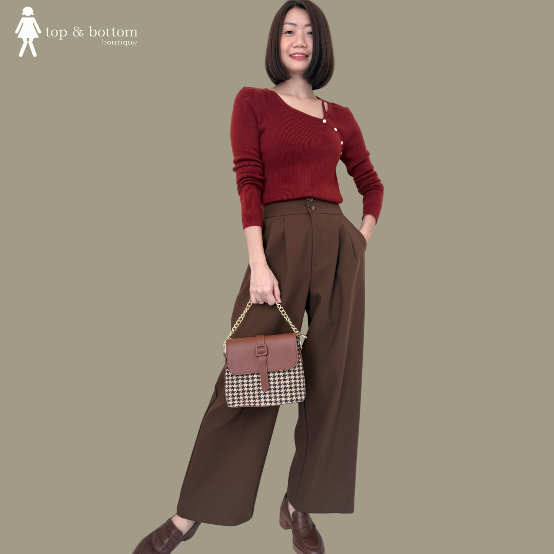 HIGH WAISTED WIDE LEG PANT