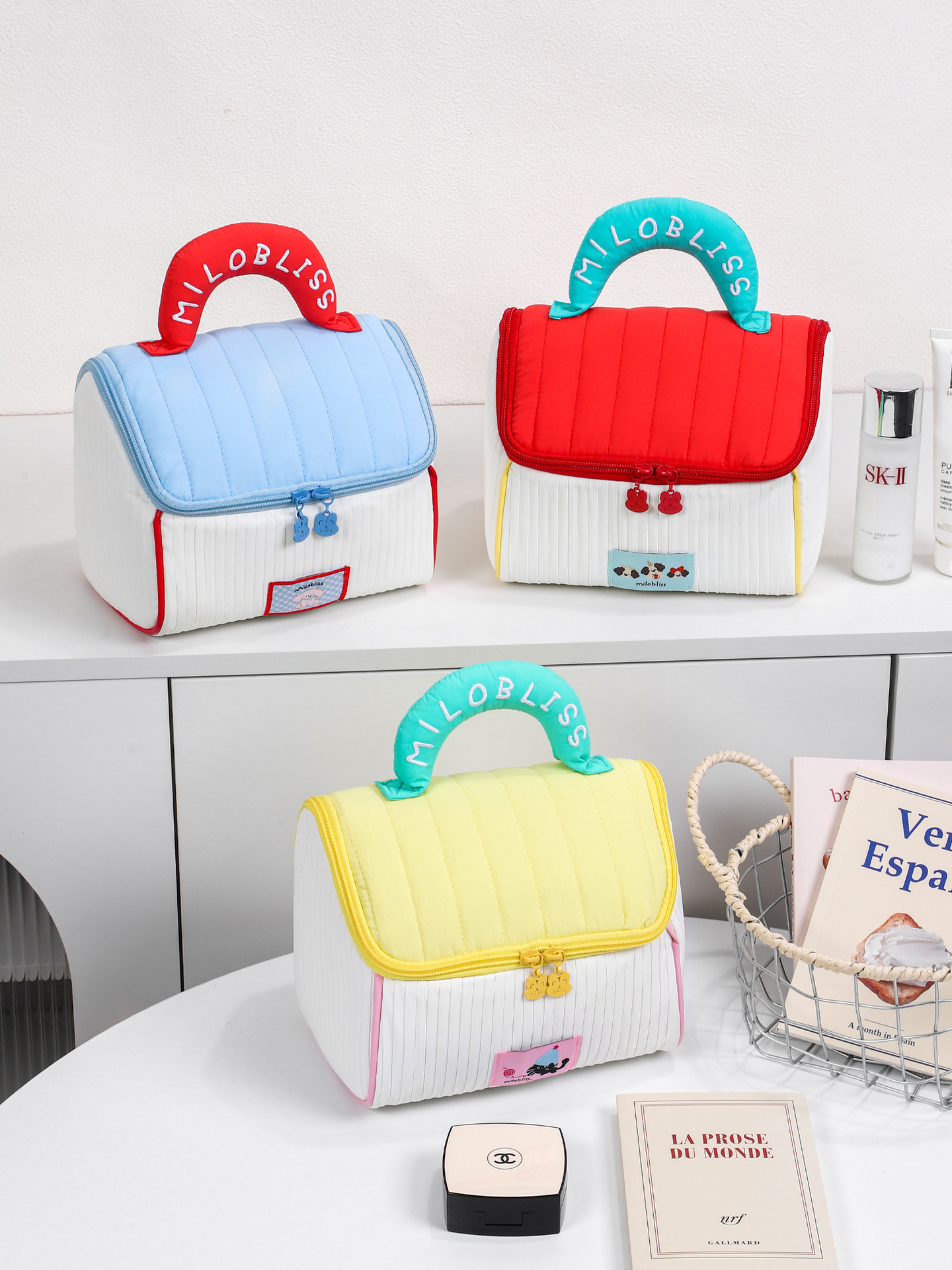 手提小房子大容量化妝包