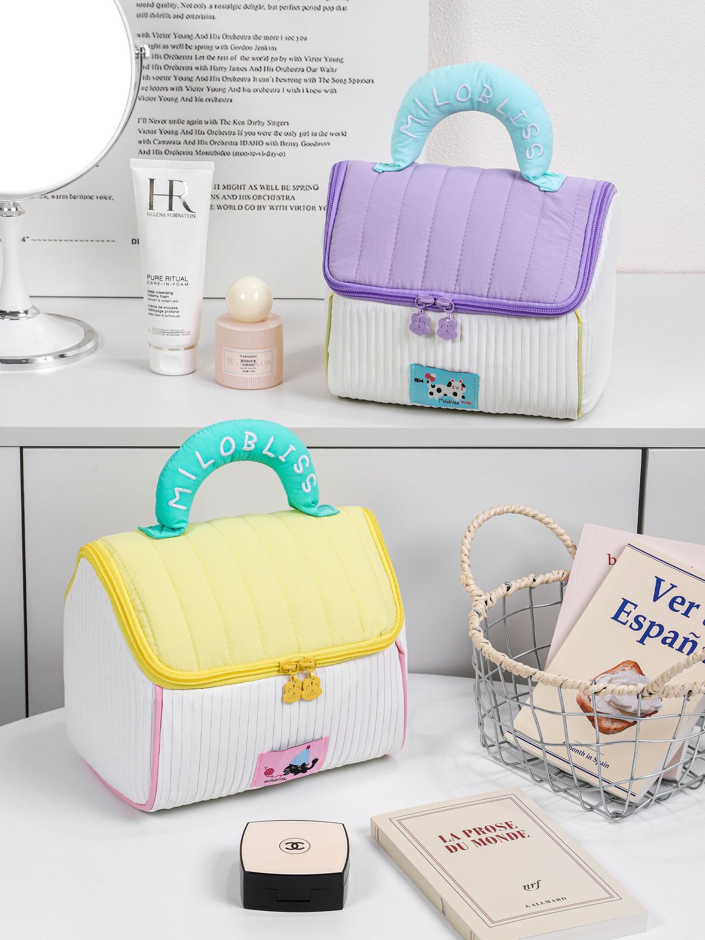 手提小房子大容量化妝包