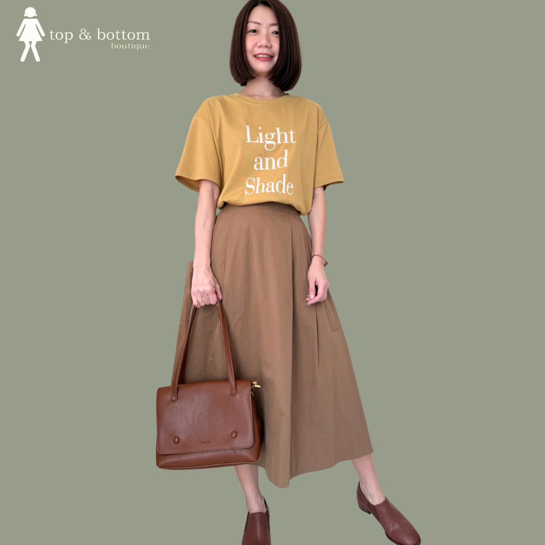 "LIGHT & SHADE" SHORT SLEEVE TEE