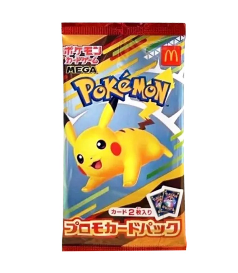 Pokemon Card Game MEGA McDonald's Happy Set 2025 Promo Card Pack 日本麥當勞限定