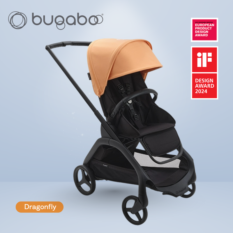 Bugaboo - Dragonfly 嬰兒車(黑色車架)-