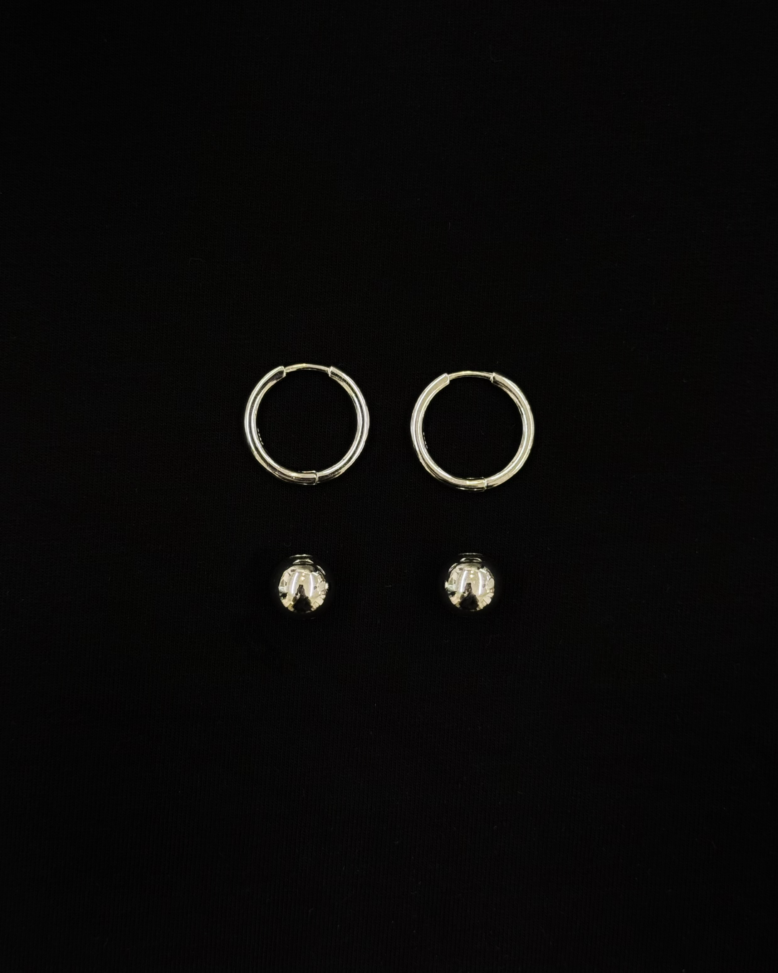 925純銀可拆波波耳圈