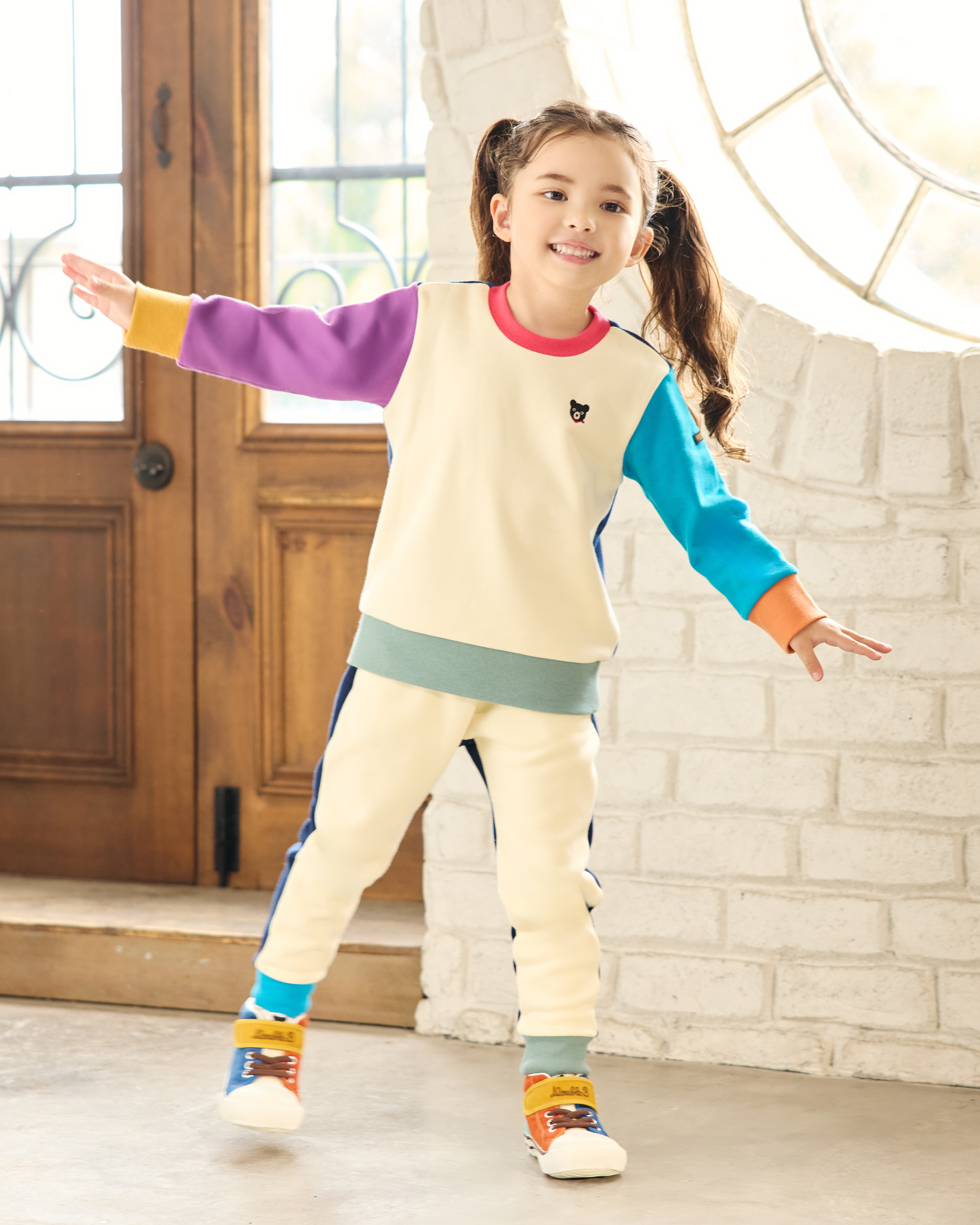 DOUBLE_B D-Basic刺繡衛衣-多色