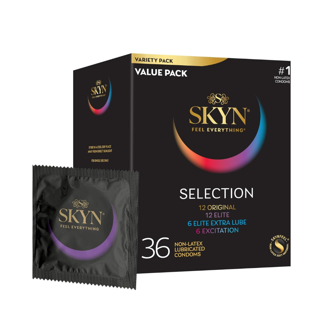 SKYN Selection 精選雜錦 PI安全套 36片裝 - Original , Elite, Elite Extra Lube, Excitation (New)
