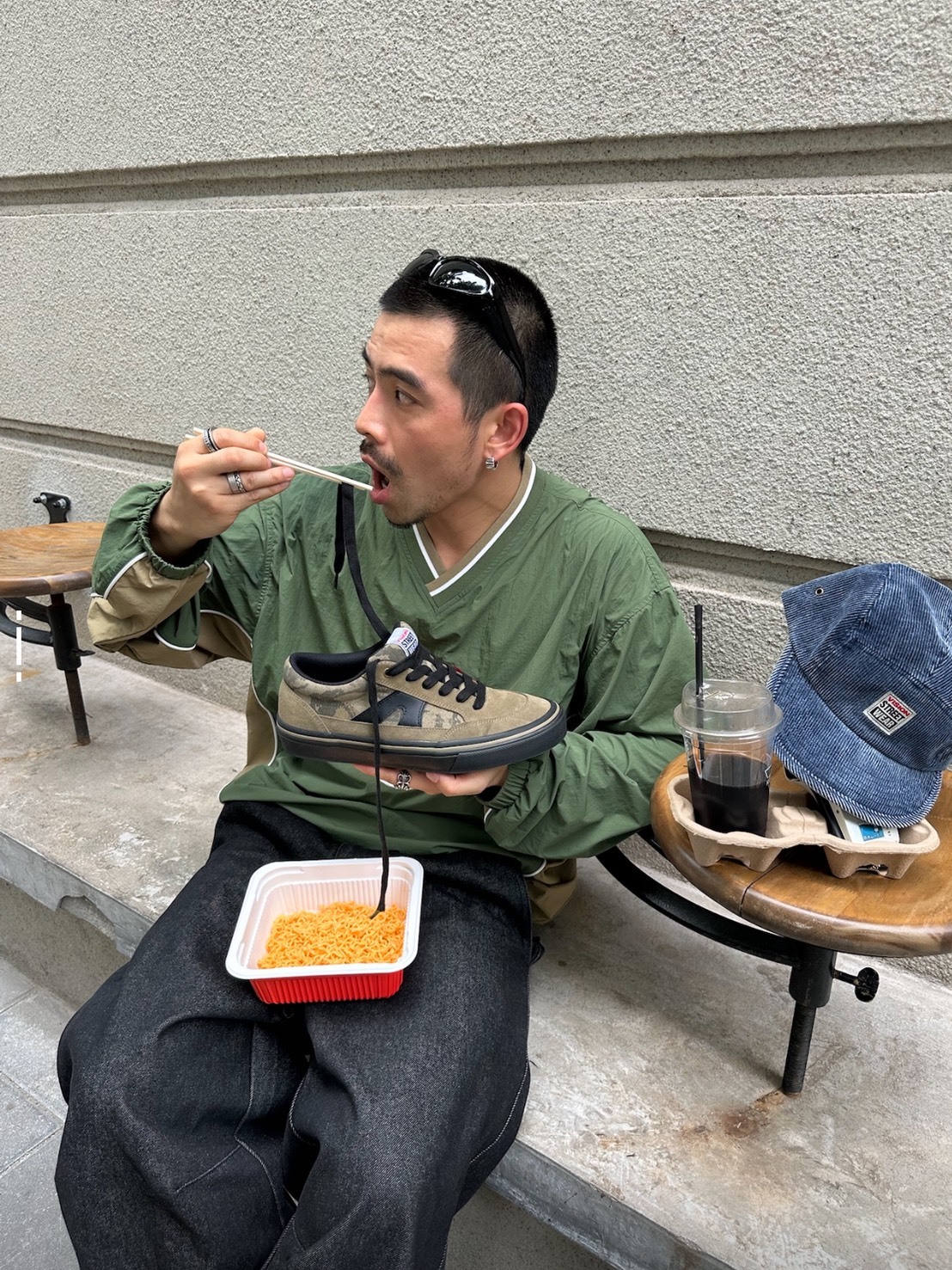 Vision Street Wear Stick 叢林迷彩系列 美式復古 反毛皮 低幫板鞋 男女同款 橄欖迷彩