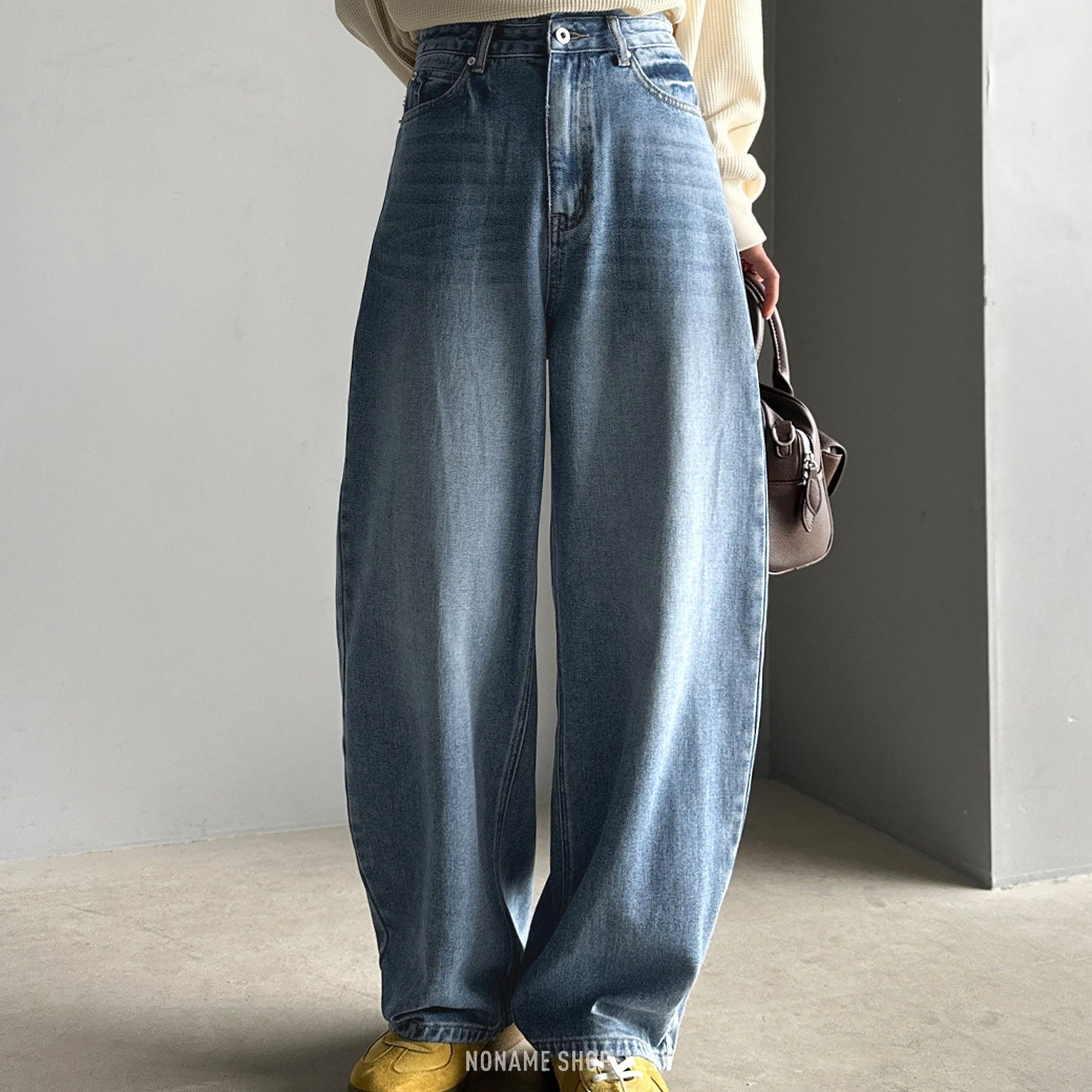 Classical Elf 繭型 闊腿 彎刀褲 牛仔褲 四色 (女款)