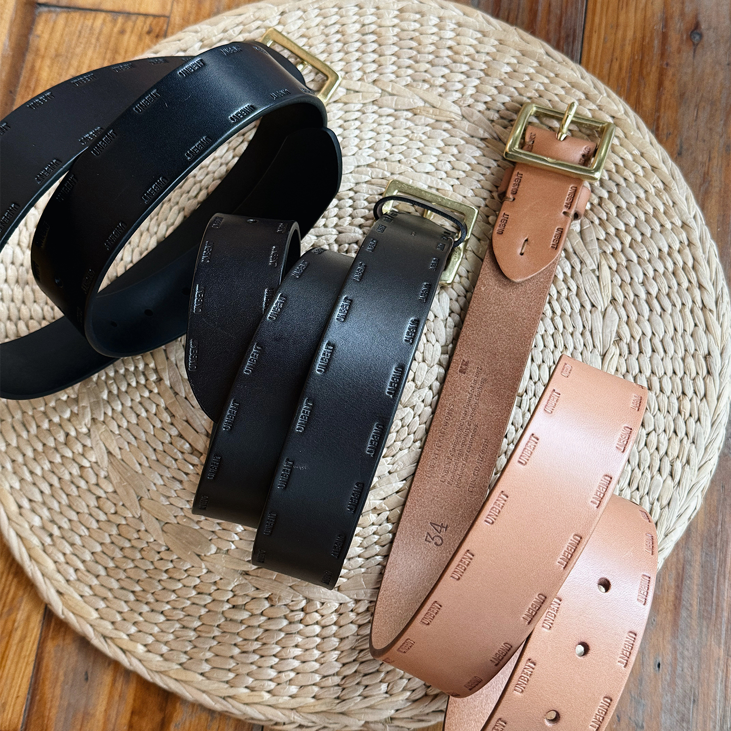 Unbent 25 A/W 義大利牛皮皮帶