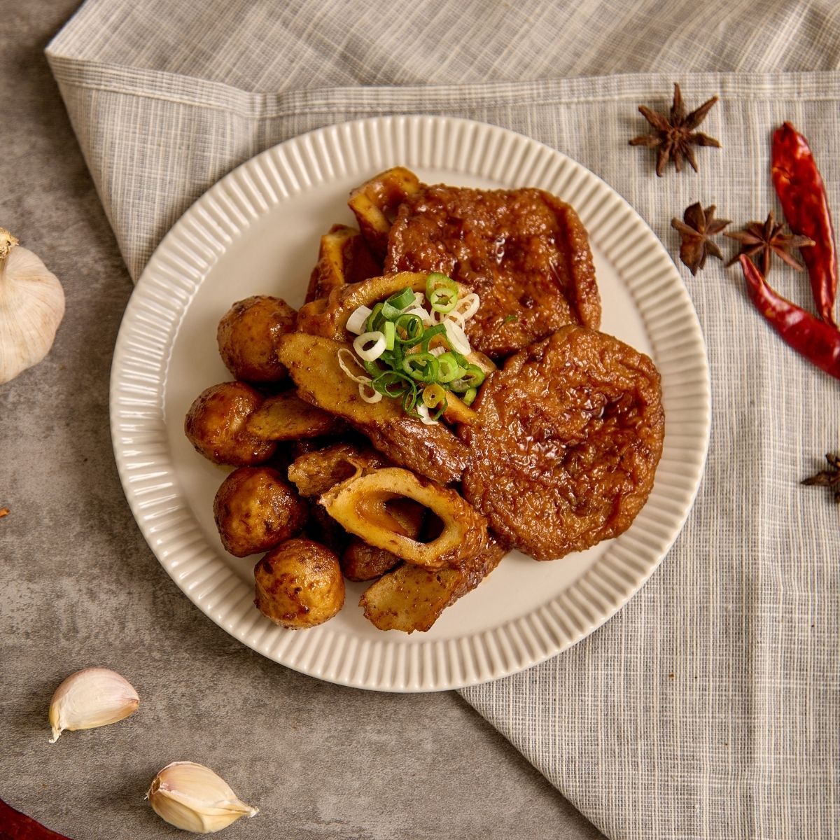 蒜香天婦羅組合