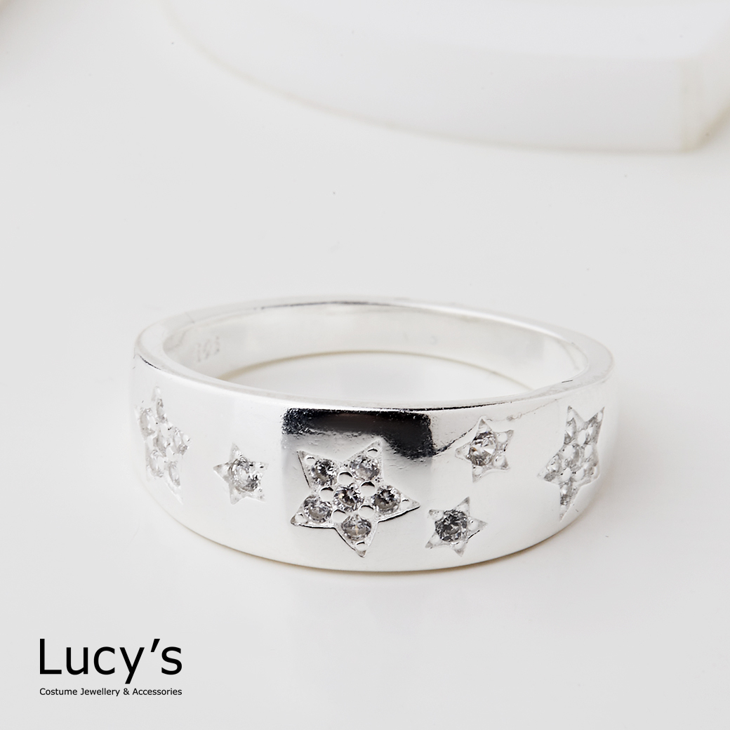 925純銀 繁星 戒指 (123628)