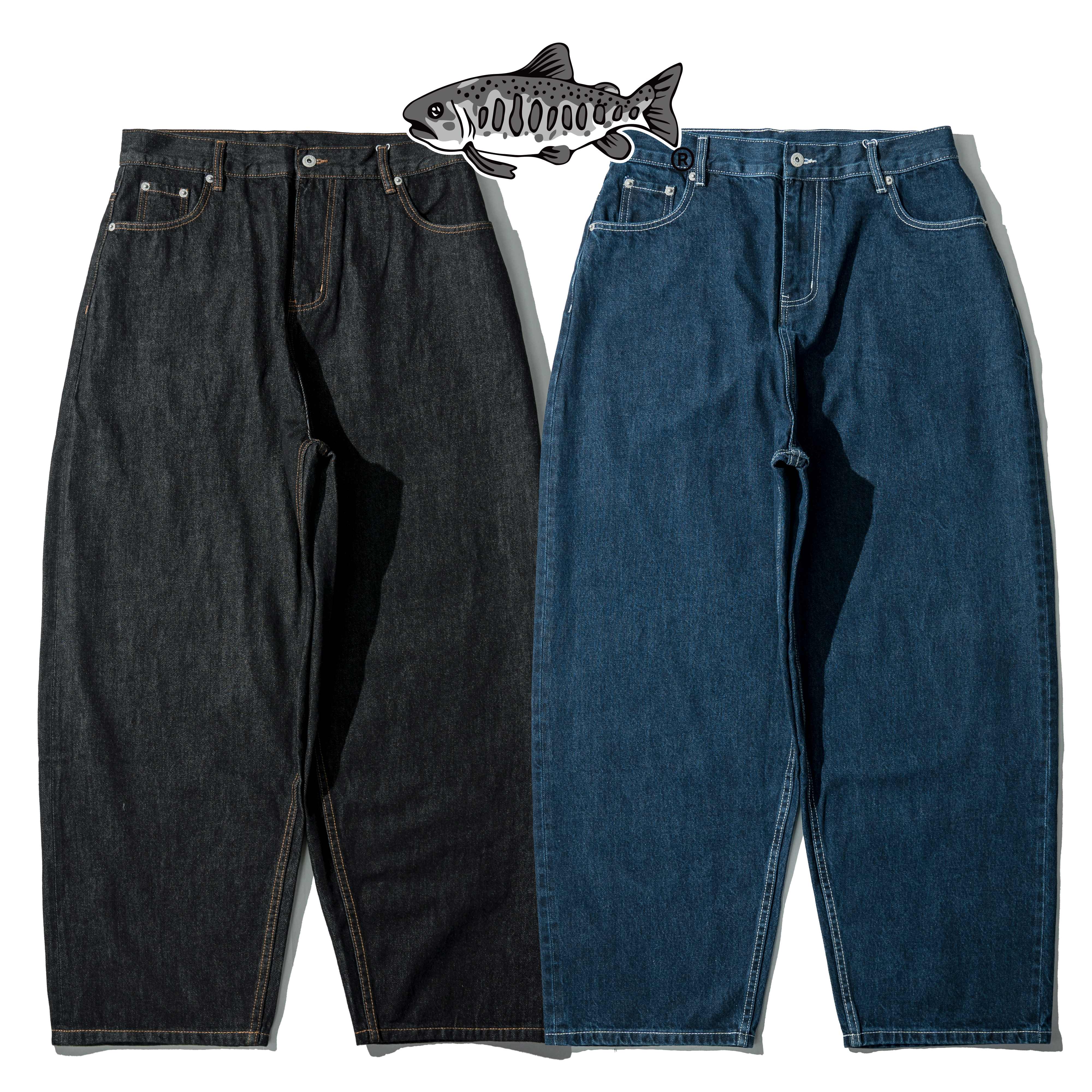 AGILITY Selvedge Baggy Denim Jeans  寬筒 赤耳 牛仔褲 [ADE-P01]