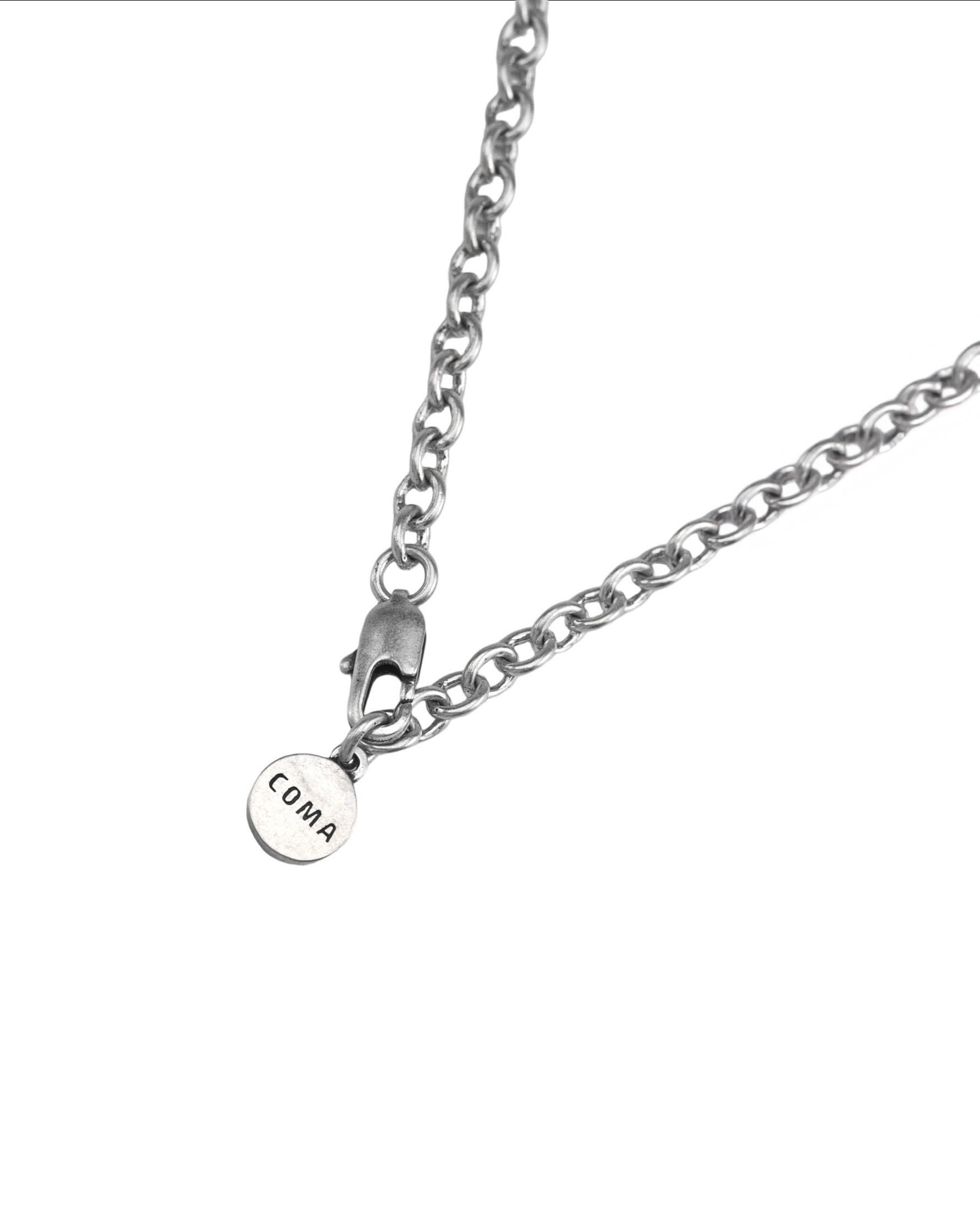 COMA REALITY FRINGE NECKLACE Antique Silver