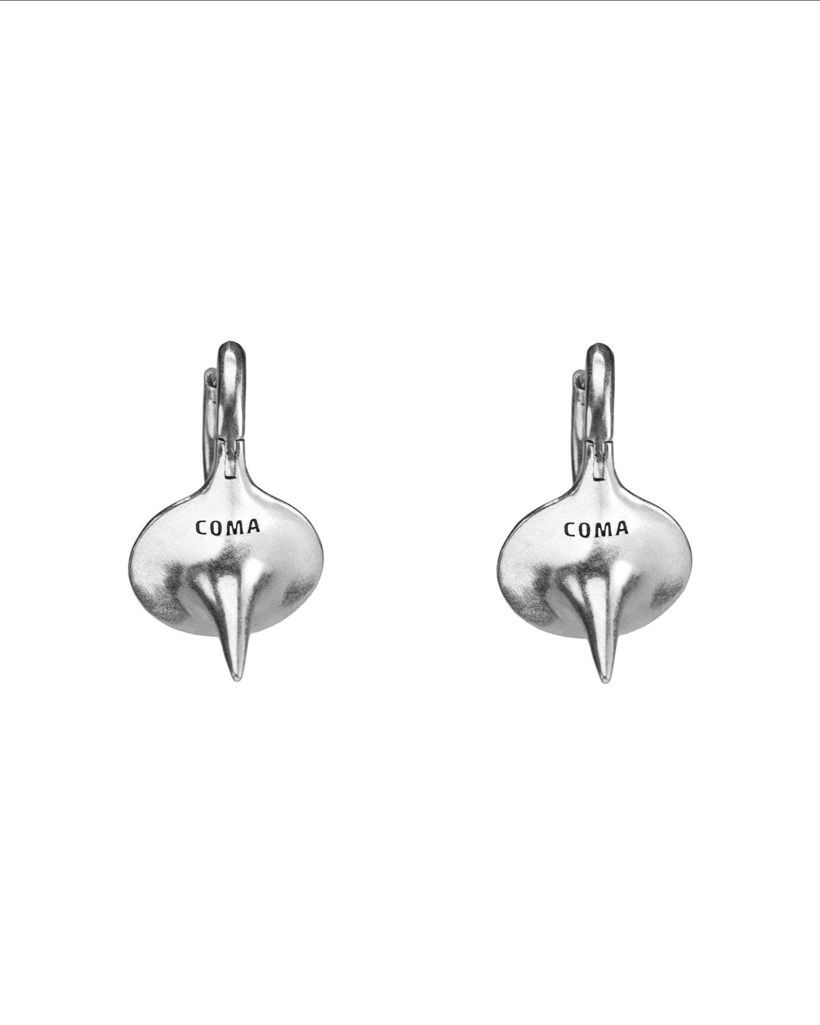 COMA REALITY FRINGE EARRING Antique Silver