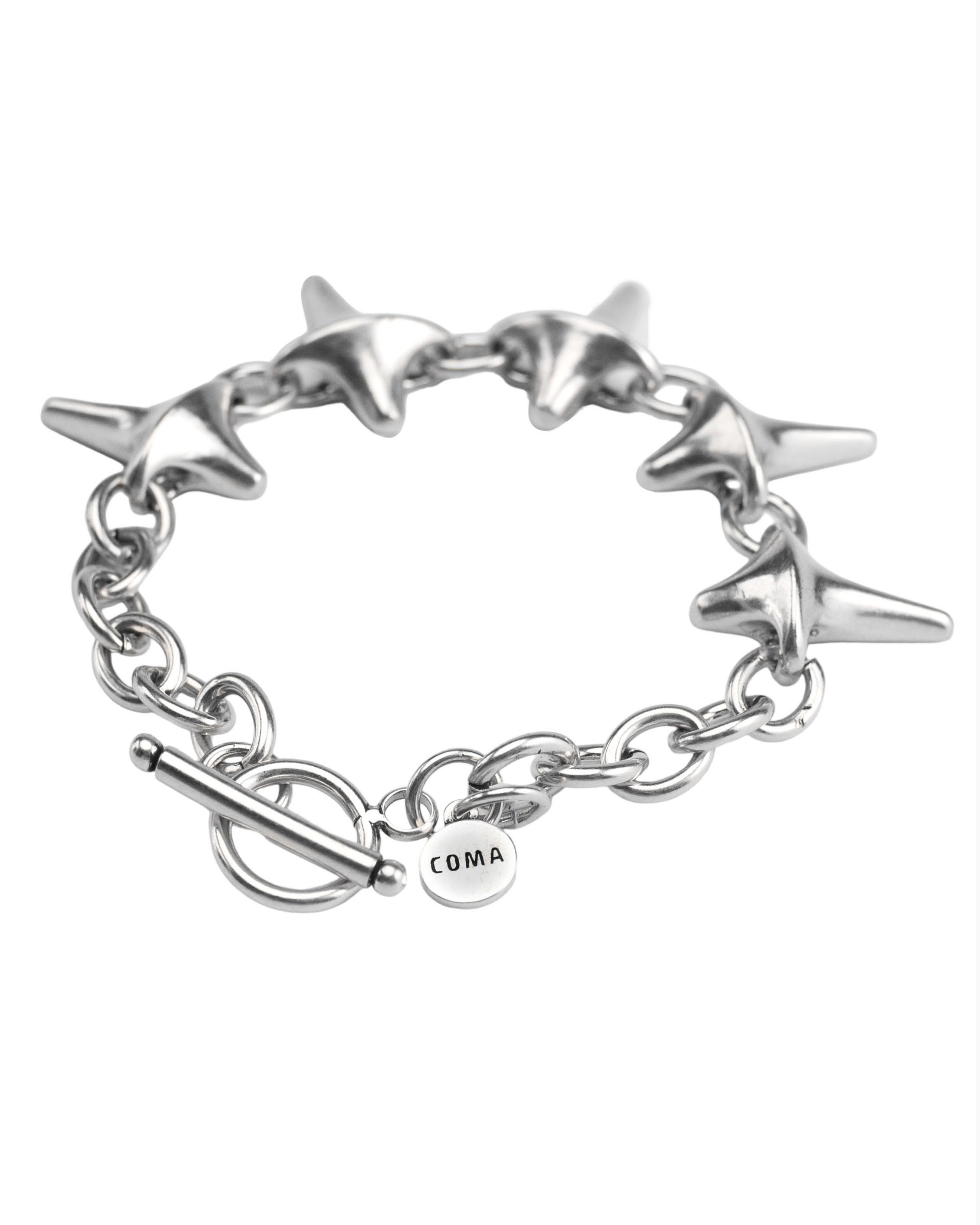COMA INERTIA LOOP BRACELET Antique Sliver