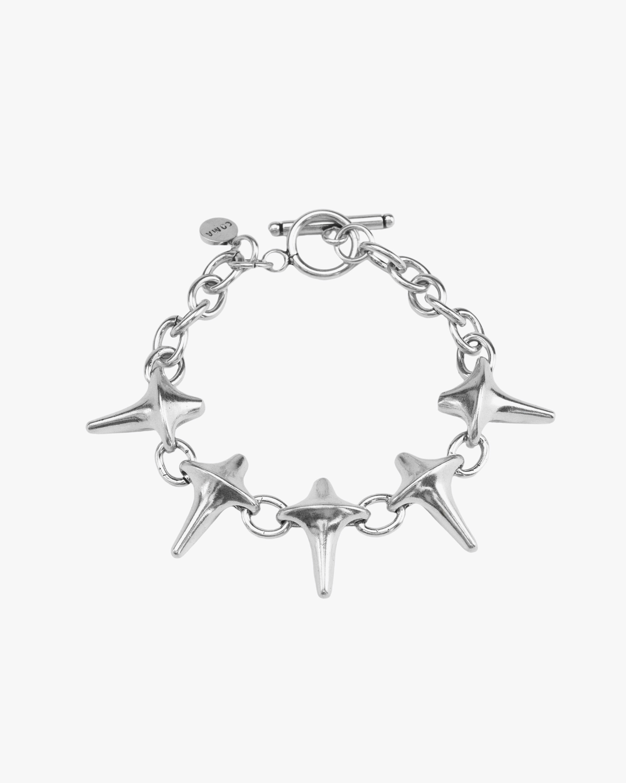 COMA INERTIA LOOP BRACELET Antique Sliver