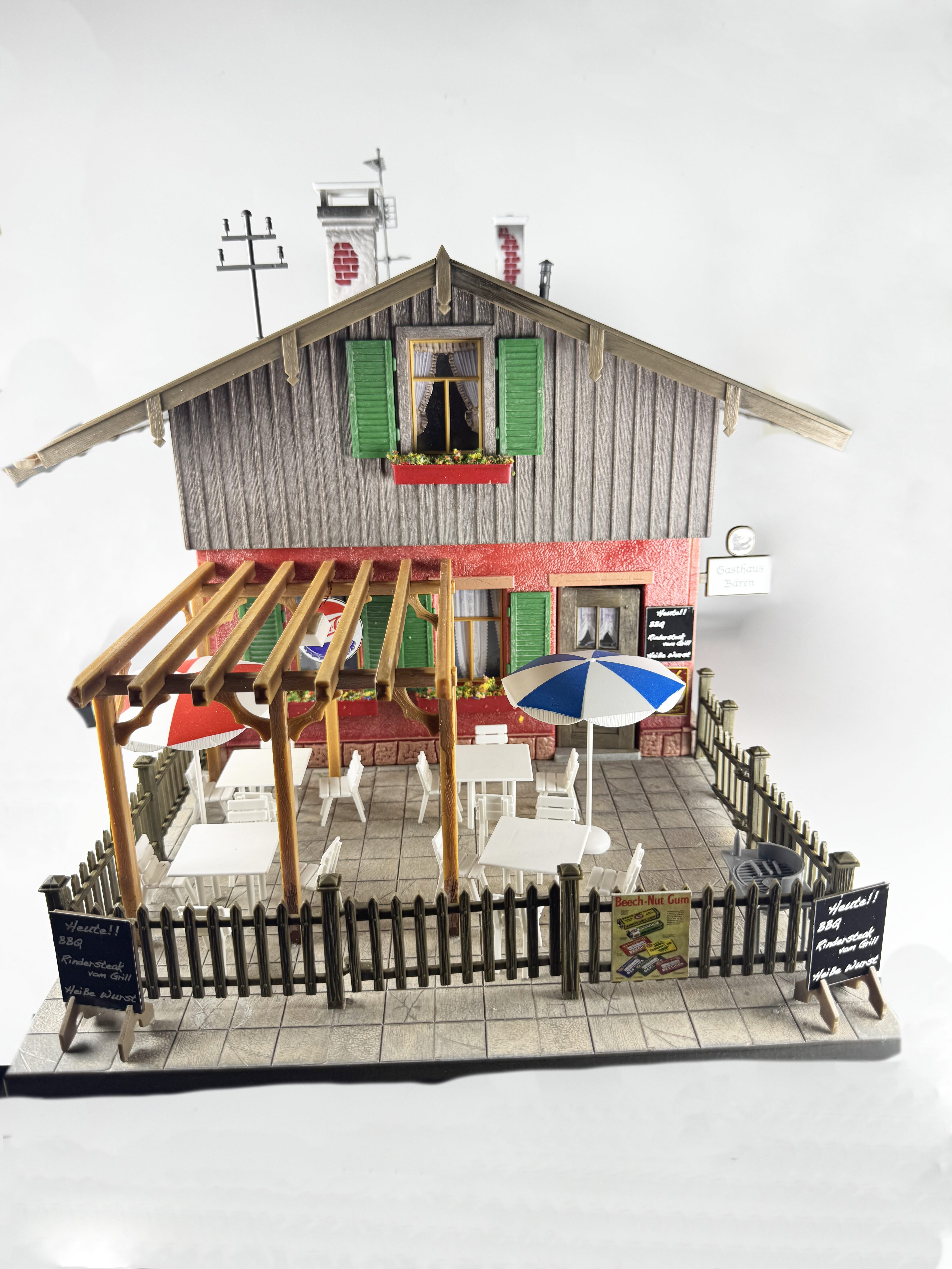 Faller 331787 G規 The Bear Inn 酒吧客棧（完成品含燈）