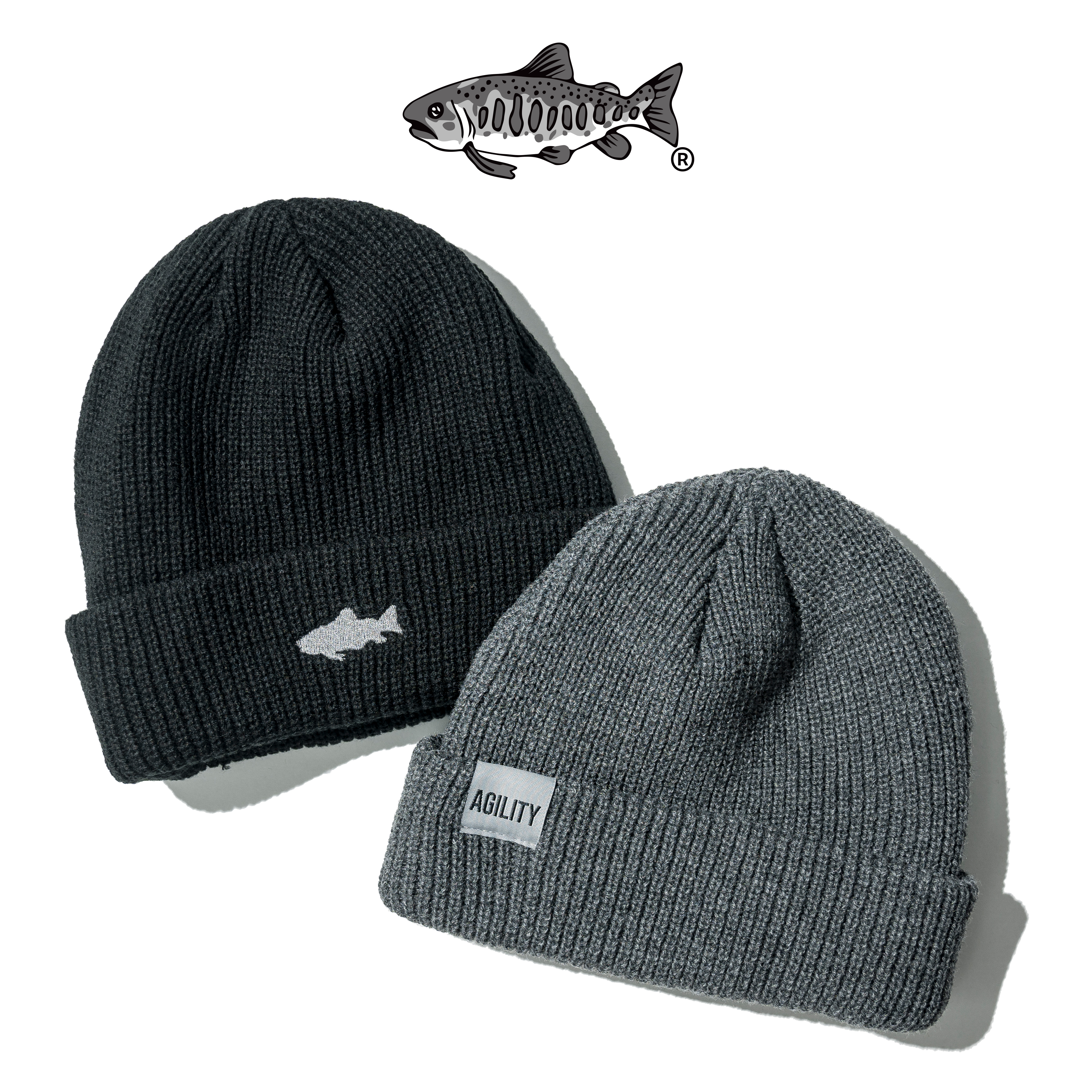 AGILITY 3Way Knit Beanie 刺繡 三用毛帽 [H02]