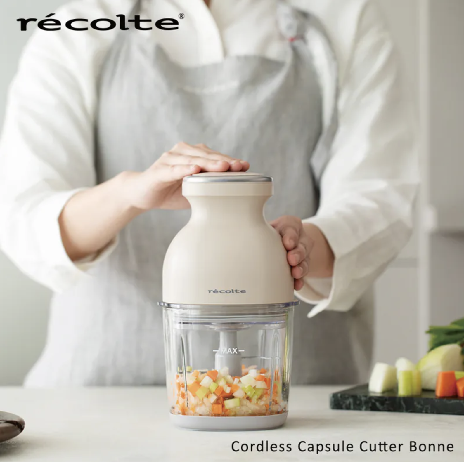 【recolte】Cordless Bonne 無線萬用調理機 2色