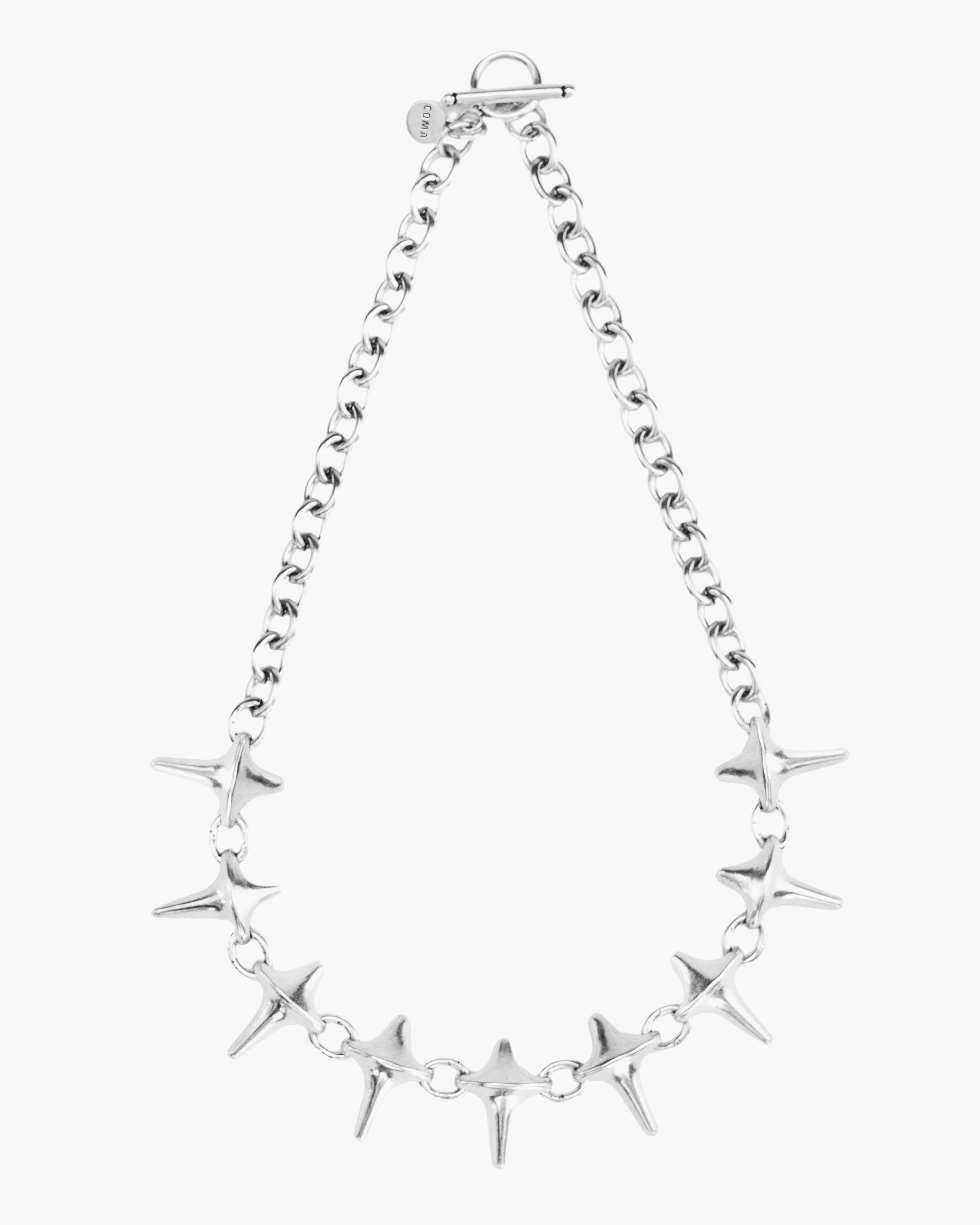 COMA INERTIA LOOP NECKLACE Sterling Sliver