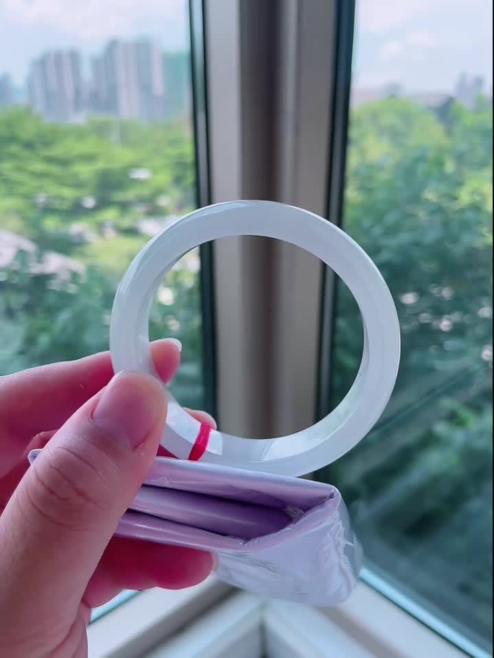 白冰翡翠正圈手鐲,天然翡翠A玉, 緬甸玉, Jade, Jadeite