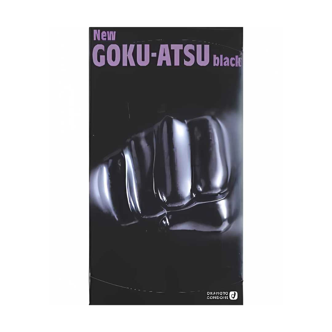 岡本 New GOKU-ATSU 極厚純黑持久 12片裝