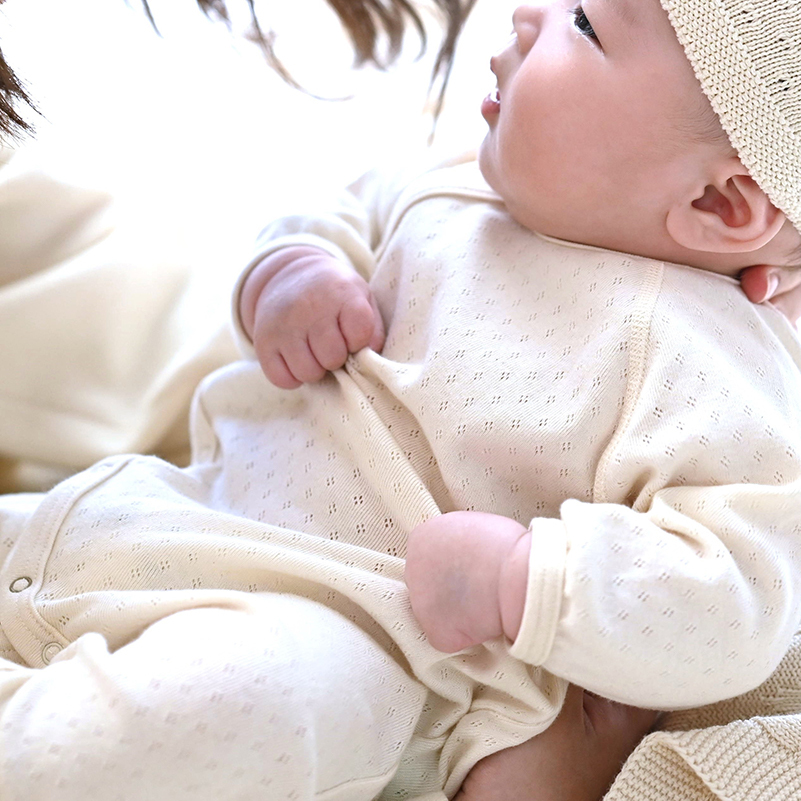 COFUCU 輕薄有機棉寶寶連身衣