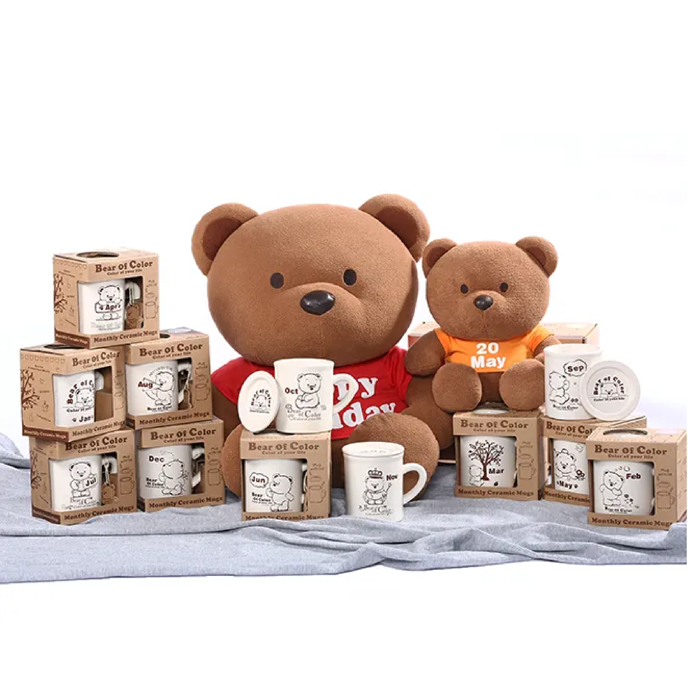 B.O.C 月份馬克杯連蓋套裝 - 十二月 Dec