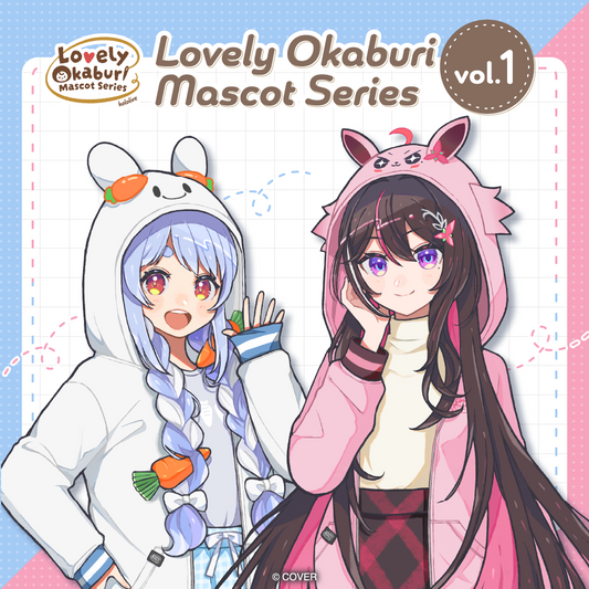 「再販」「官品代購」hololive Lovely Okaburi Mascot Series vol.1 ⚒🌙👯‍♀️ AZKi/紫咲シオン/兎田ぺこら
