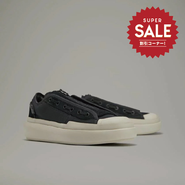 【 Y-3 AJATU COURT LOW 頂級鞋款 - 黑 】