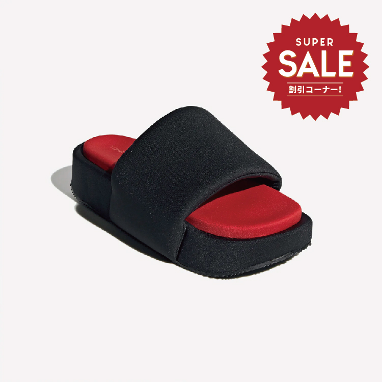 【 Y-3 SLIDE 頂級厚底拖鞋 - 黑 】