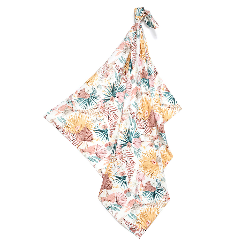 La Millou波蘭 竹纖涼感巾｜抗菌包巾｜棕櫚美妍花