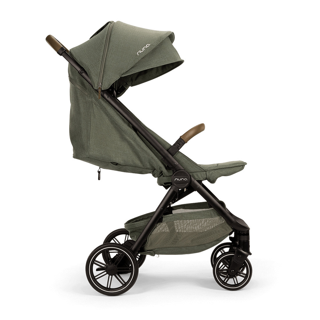 Nuna TRVL lx Deluxe Edition Self-Folding Stroller-Pine