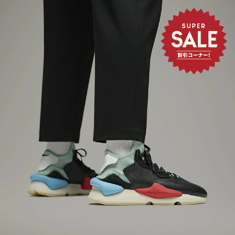 【 Y-3 KAIWA 頂級鞋款 - 黑藍紅 】