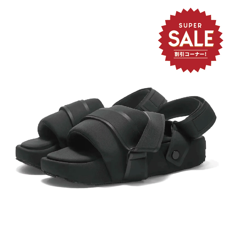 【 Y-3 SANDAL 頂級厚底涼鞋 - 黑 】