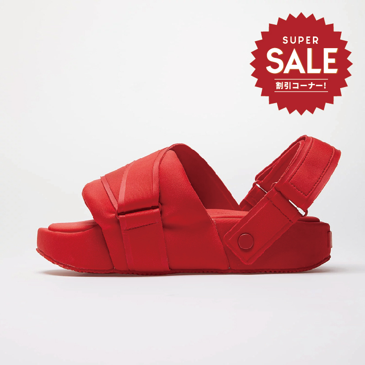 【 Y-3 SANDAL 頂級厚底涼鞋 - 紅 】