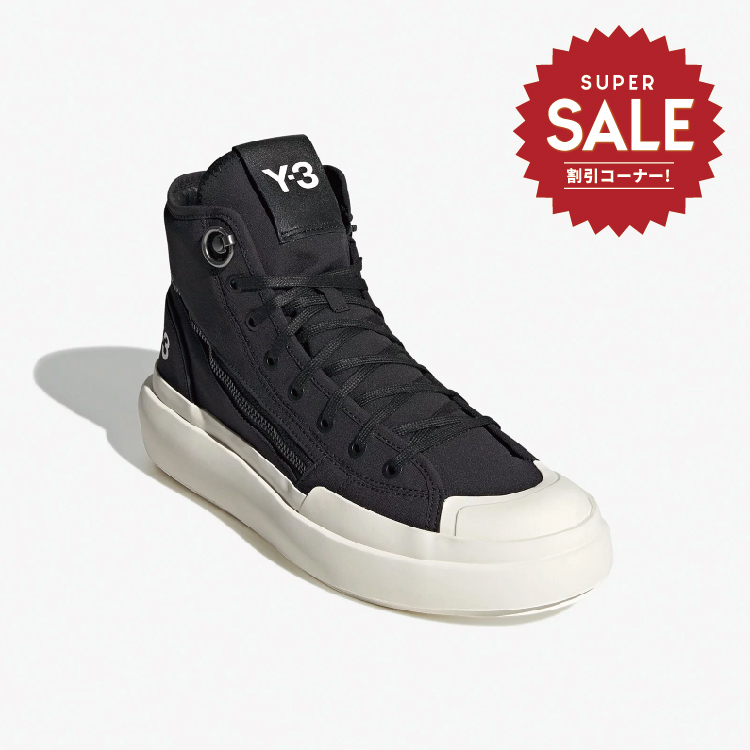 【 Y-3 AJATU COURT HIGH 頂級鞋款 - 黑 】