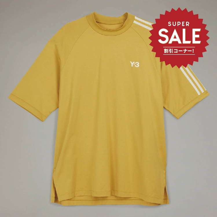 【 Y-3 3S SS TEE 短TEE - 芥末黃 】