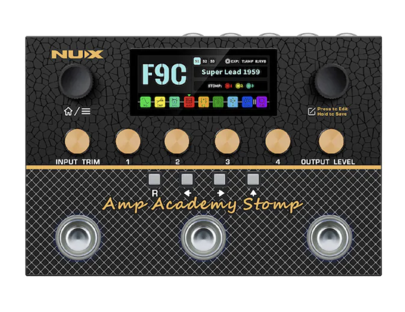 NUX NUX Amp Academy Stomp 綜合效果器 — 三峽效果器｜YA! 玩音樂