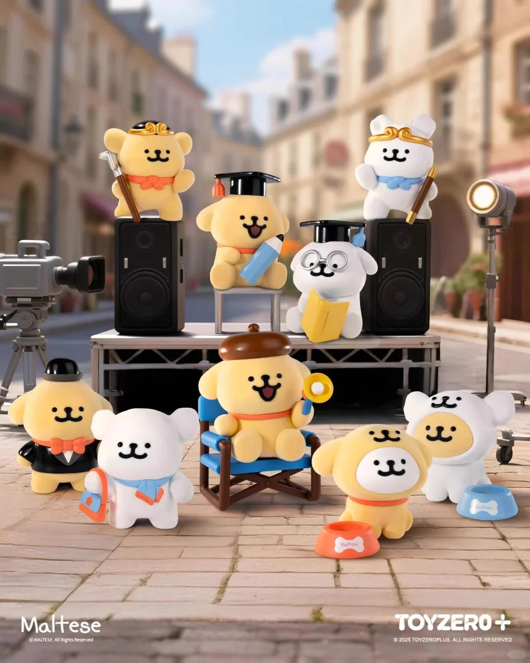 TOYZEROPLUS X Maltese 線條小狗 人生劇場系列盒玩 盲盒 (全8款)