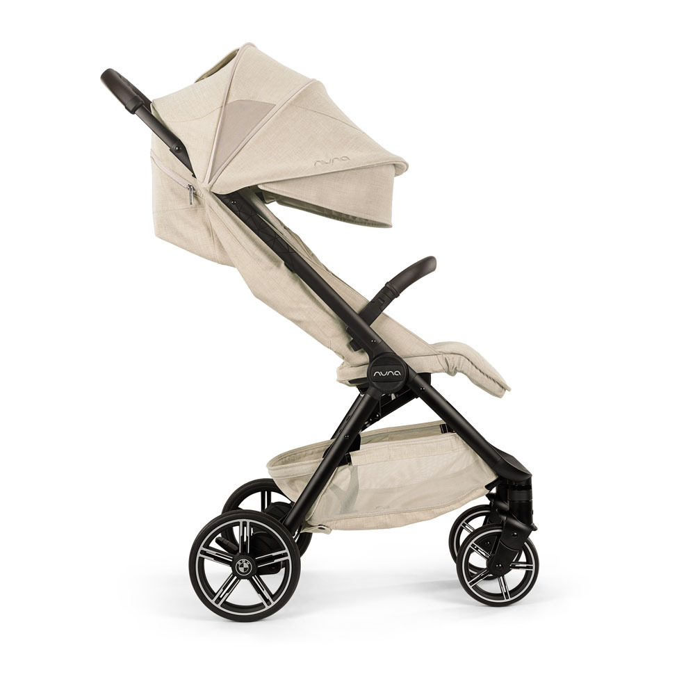 Nuna TRVL lx Deluxe Edition Self-Folding Stroller-Mica