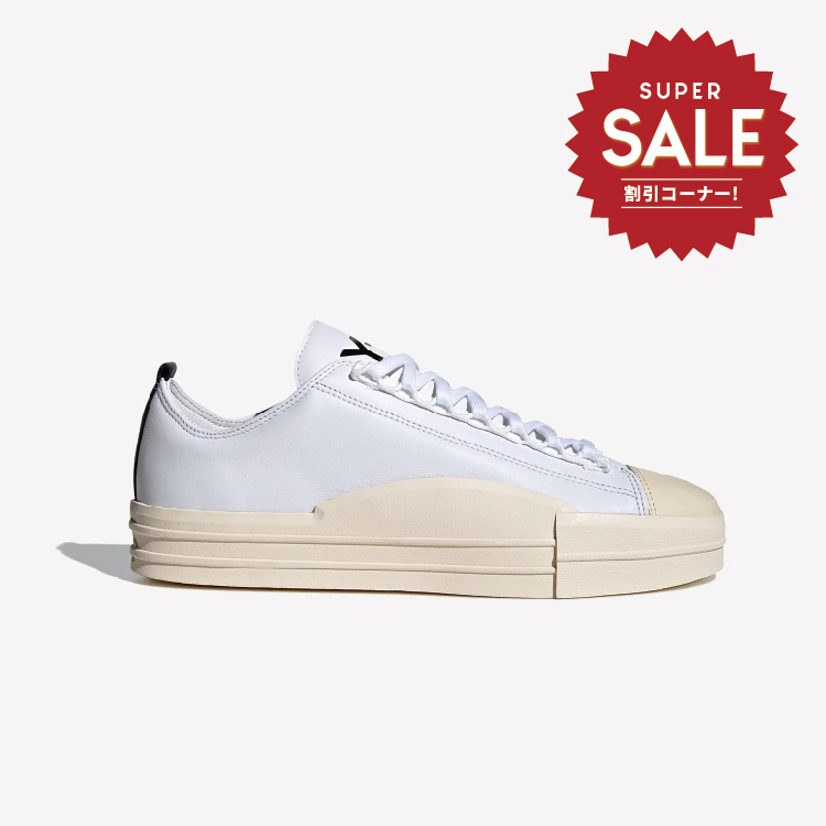 【 Y-3 YUBEN LOW 頂級鞋款 -白 】