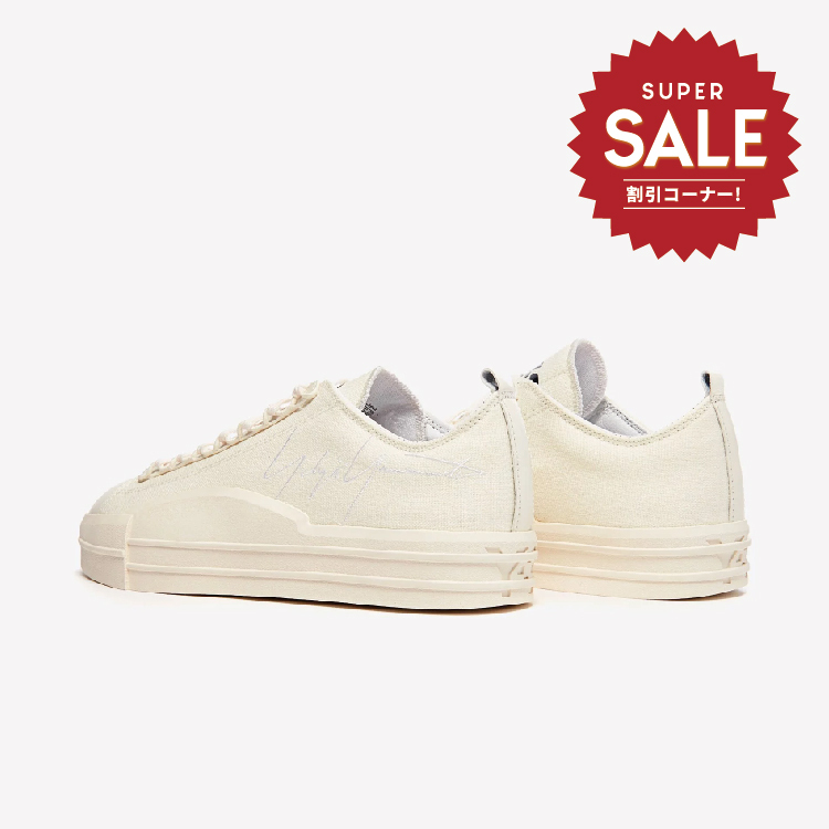 【 Y-3 YUBEN LOW 頂級米色帆布鞋款 】