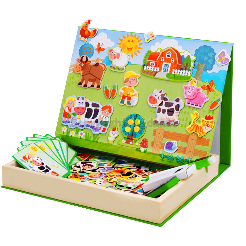 《 KIDMATE 》 陽光農場磁性拼圖