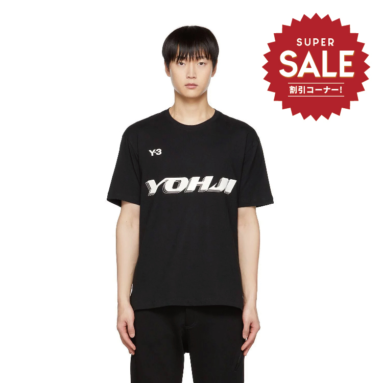 【 Y-3 U GFX SS TEE 短TEE - 黑 】