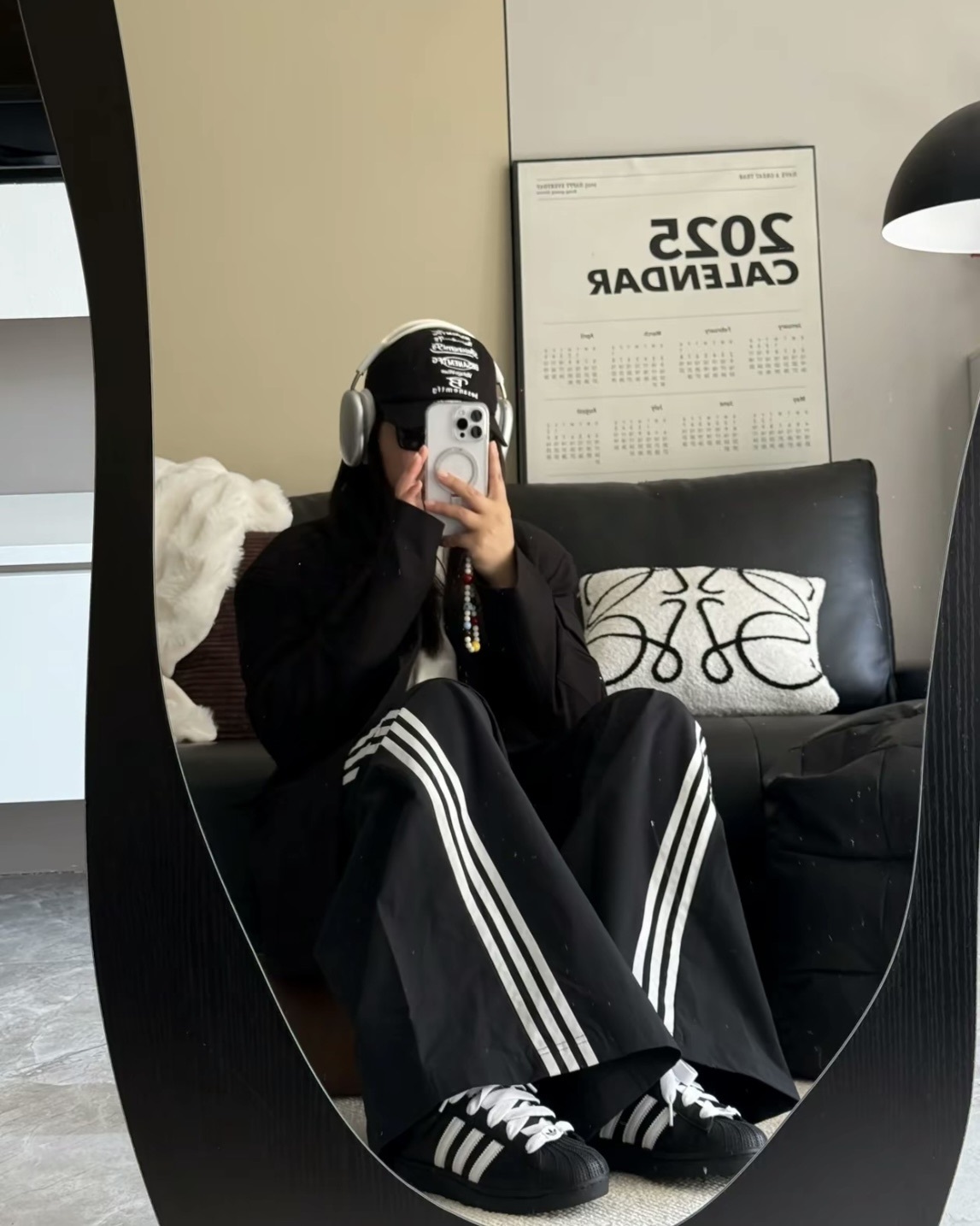 Adidas Originals Superstar II  皮革 貝殼鞋 黑白