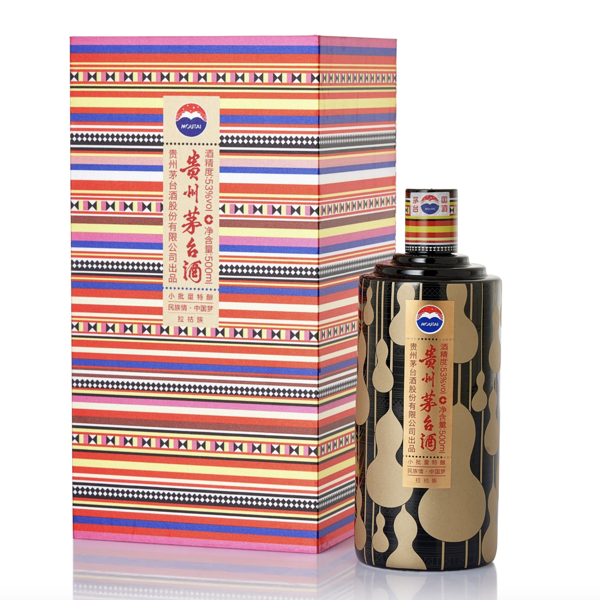 Kweichow Moutai 貴州茅台酒 五十六個民族紀念酒 - 拉𧙖族(2017)(1BT50)