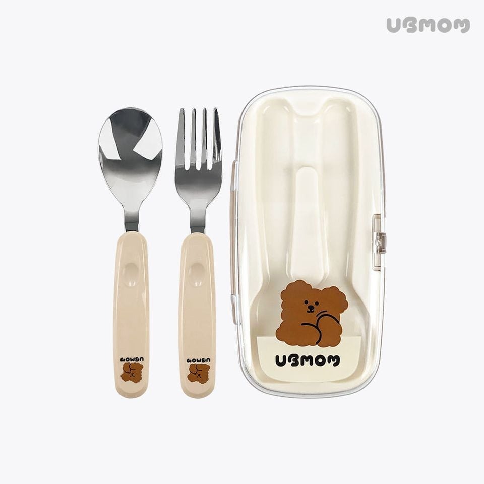 UBMOM 不銹鋼叉匙套裝 (萌萌狗)