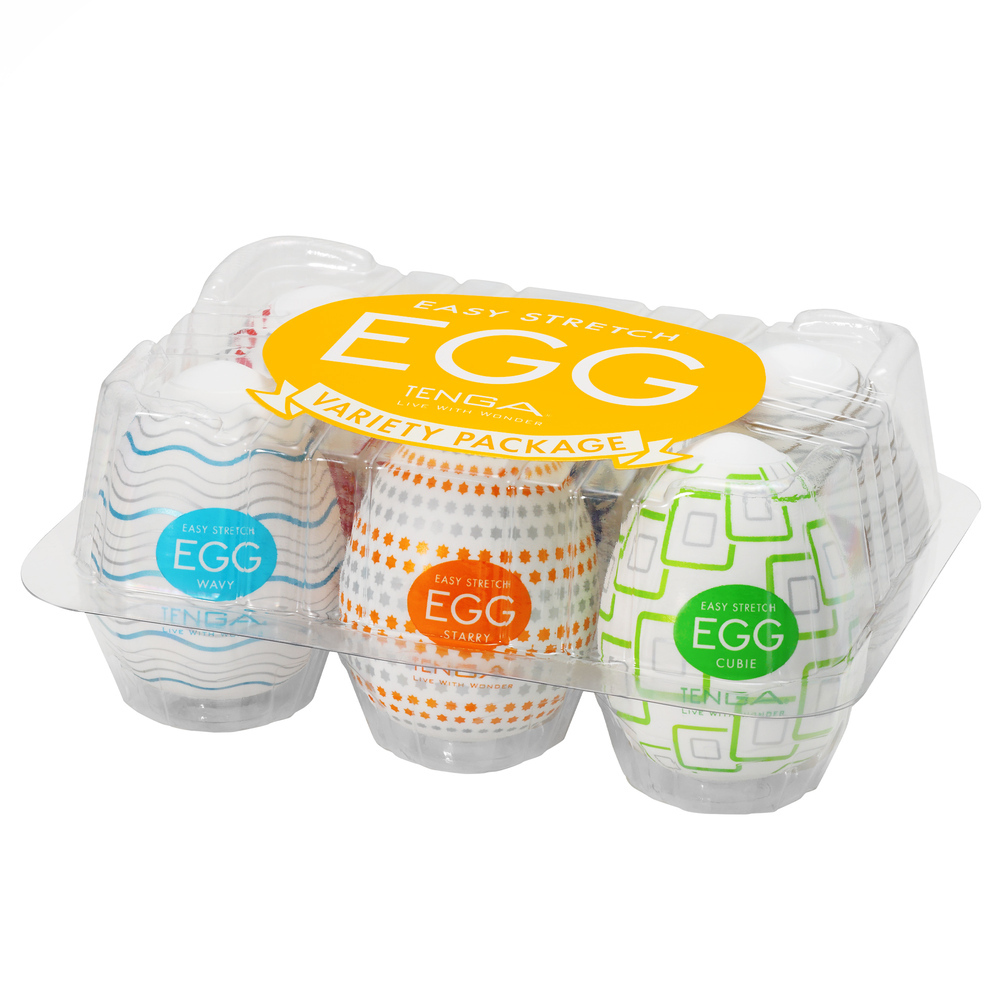 TENGA EGG VARIETY PACK - STANDARD 彈嫩系列 [彈嫩綜合蛋(6入)]